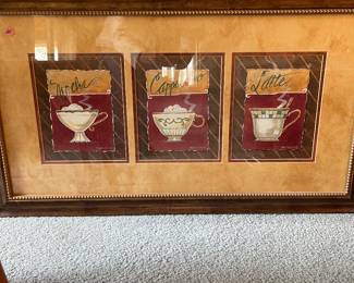 Super cute coffee latte’ print