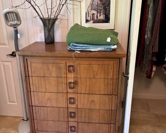 1960's tall chest - unusual handles
