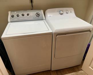 Washer and dryer - not an exact match but seem to get along well with each other