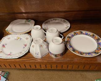 Sets of Fine Bone China Tea Cups and Saucers.