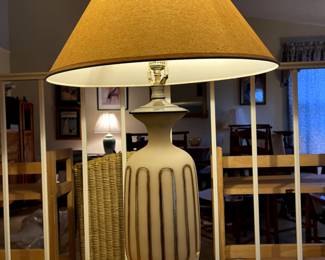 Pair og Mid-Century Italian Glass Table Lamps