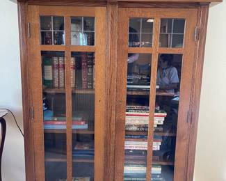 Stickley Two Door Mission Oak Bookcase Excellent Condition
