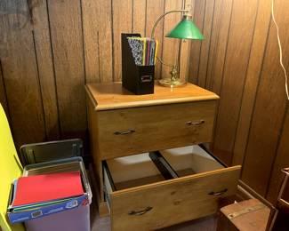 Wood Filing Cabinet