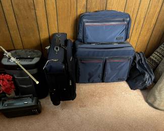 Luggage and Paper Shredder