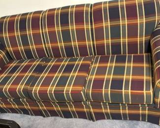 Broyhill Plaid Couch