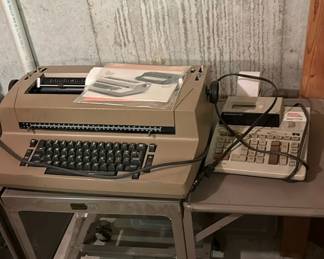 IBM Electric Typewriter adding