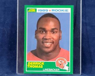 1989 Score 258 Derrick Thomas ROOKIE