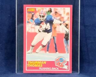 1989 Score 211 Thurman Thomas ROOKIE