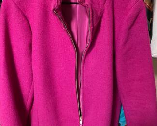 J.Crew Pink Wool Coat - Size 12