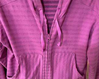 Columbia Pink Striped Jacket - Size Medium