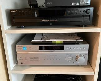 Sony 5 CD Changer - CDP-CE275, Sony Blu-Ray Player, Sony Home Theater Receiver - STR-K6800P