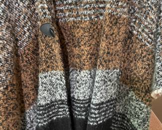 Jessica Simpson Black/White Knitted Cardigan