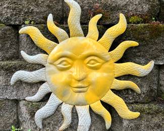 Smiling Sun Yard Art