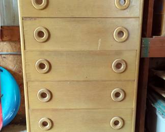 Five Drawer Dresser, 51.5" x 34" x 19.5"