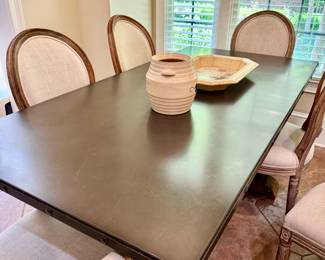 Functional, tasteful dining room table and chairs