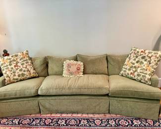 Elegant curved sofa