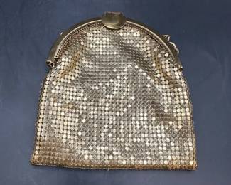 WHITING AND DAVIS GOLD CLUTCH