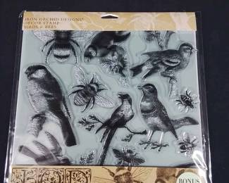 IOD BIRDS AND BEES STAMP