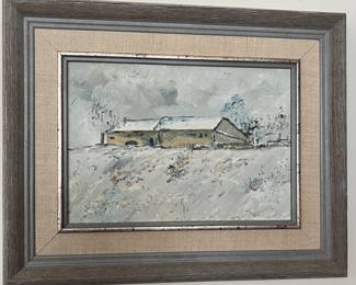 ART Orig Painting  by an Italian Clinician/Artist who lived in Geneva 