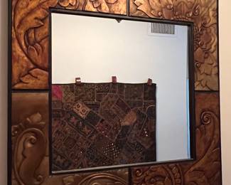 Embossed Mirror 36" Square Pier 1 