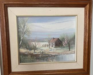 ART Orig Painting  by an Italian Clinician/Artist who lived in Geneva 