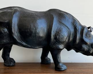 Leather Rhino (as is)