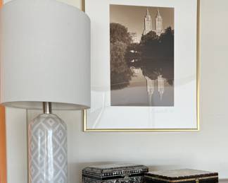 Accent Lamp, Assorted Jewelry Boxes, ART Photo
