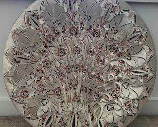 Handpainted, Etched, Mandala Decorative Bronze/Brass/Copper ...