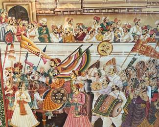 Purchased in India as a parchment  35-40 yrs ago 60 x 97 1/2 