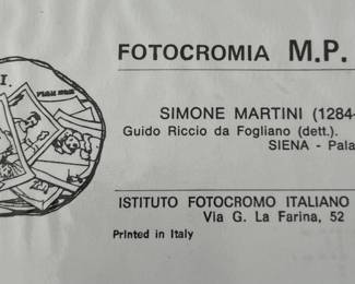 Fotocromia Simone Martini 