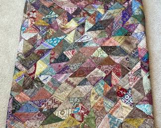 Quilt India 83 1/2 x 102 Stunning! 
