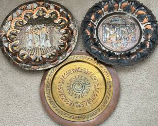 Egyptian Decorative Plates 