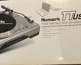 Numark TTUSB Digitize Your Vinyl Collection NIB