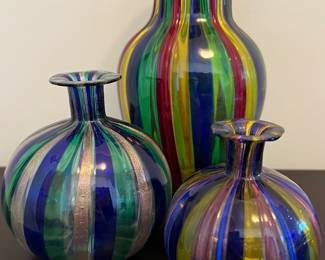 Murano Glass Vases 