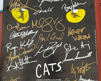 Cats Poster signed by Cast