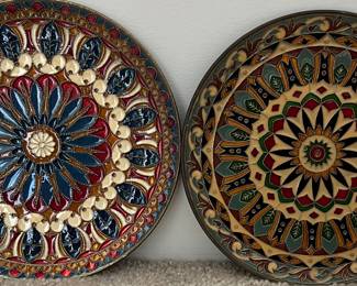 Handpainted, Etched, Mandala Decorative Bronze/Brass/Copper ...