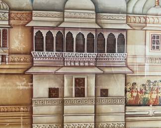 Purchased in India as a parchment  35-40 yrs ago 60 x 97 1/2 