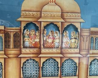Purchased in India as a parchment  35-40 yrs ago 60 x 97 1/2 