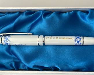 Blue and White Porcelain Pen 