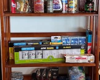 Storage Shelf, Pantry Items, Paper Goods...