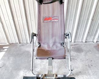 AB LOUNGE ULTRA AB MACHINE CHAIR - 6FT MESH SEAT - HOME GYM EQUIPMENT - STURDY & FOLDABLE