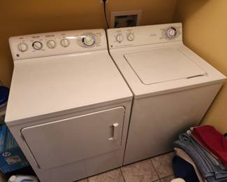 Matching washer and dryer