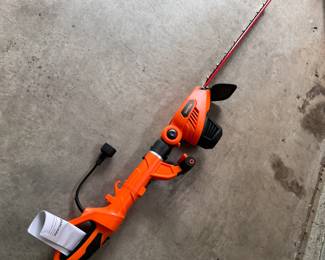 Garcare corded pole hedge trimmer with 21" blade