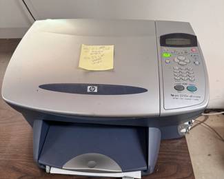 HP PSC 2210xi all-in-one printer, fax, scanner, copier, turns on but has a cartridge error, not fully tested