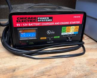 Chicago Electric Power Systems battery charger, not tested