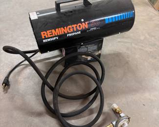 Remington REM50PV propane heater, not fully tested, fan works well when plugged in