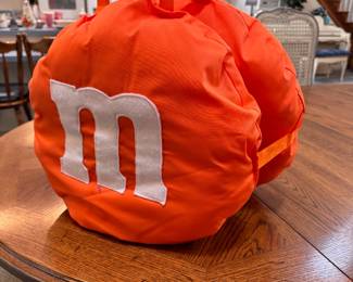 Padded M&M Halloween outfit for small child (approx 3-4) 14"
