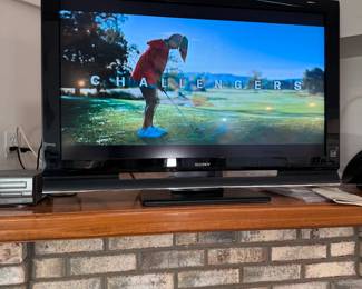 Sony 40" television (2009) with controller