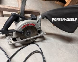 Porter Cable 7-1/4 inch heavy-duty circular saw Model 347, works