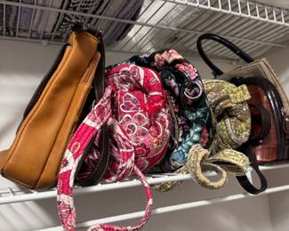 Group of purses with some use & wear